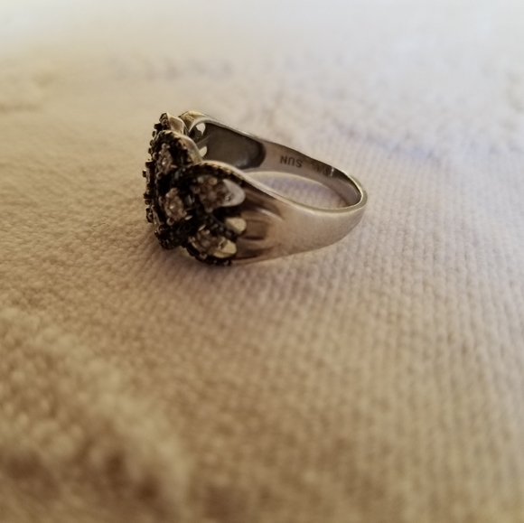 Diamond chip 925 ring - Picture 5 of 6